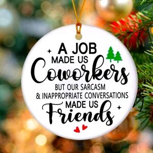 Coworker Christmas ornament